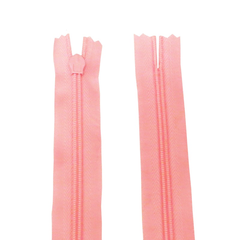 Seeking ROAM Invisible Zippers, Nylon Coil, 3, 2 Pieces (Light Pink, 22"") - Image 4